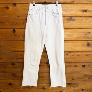 AGOLDE Riley White High Rise Straight Women Jeans 26